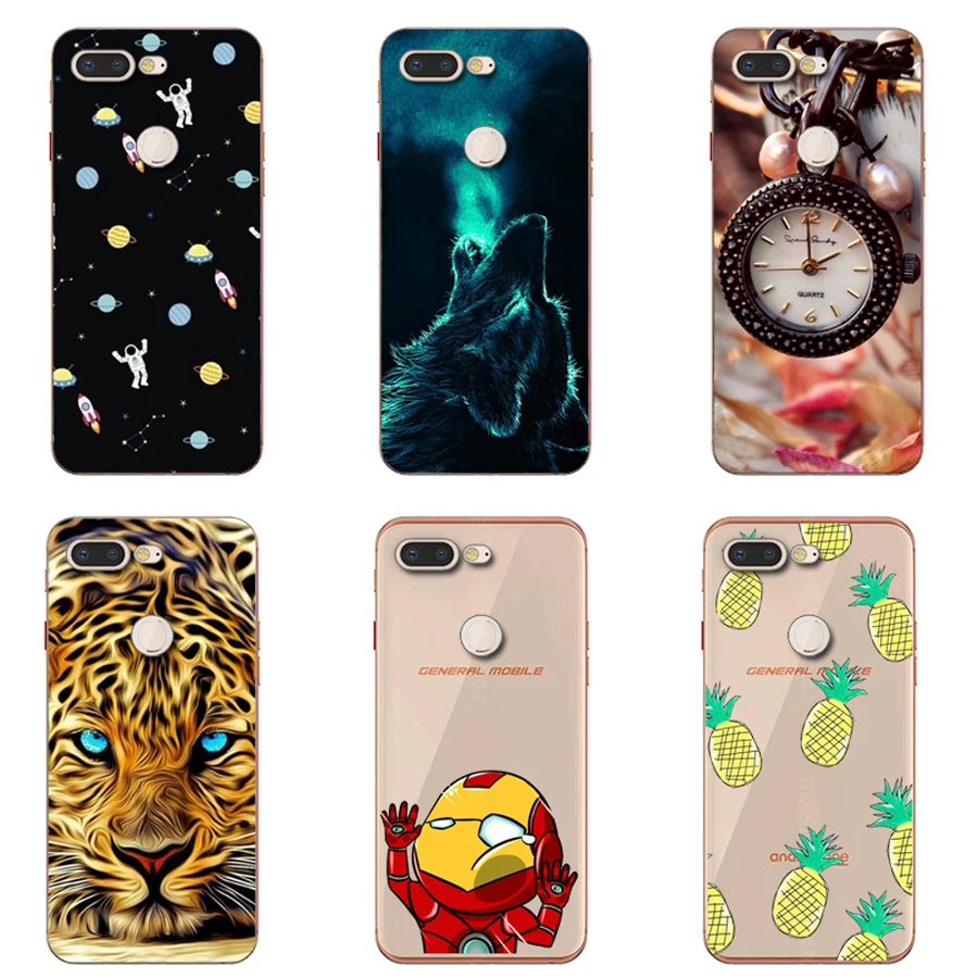 Новый мультяшный Мягкий ТПУ чехол для мобильного телефона GM9 Pro с цветочным