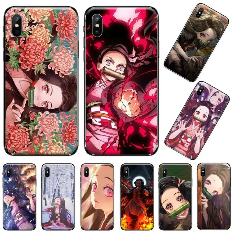 Чехол для телефона с черным корпусом iphone 5 5s 5c se 6 6s 7 8 plus x xs xr 11 pro max | Мобильные