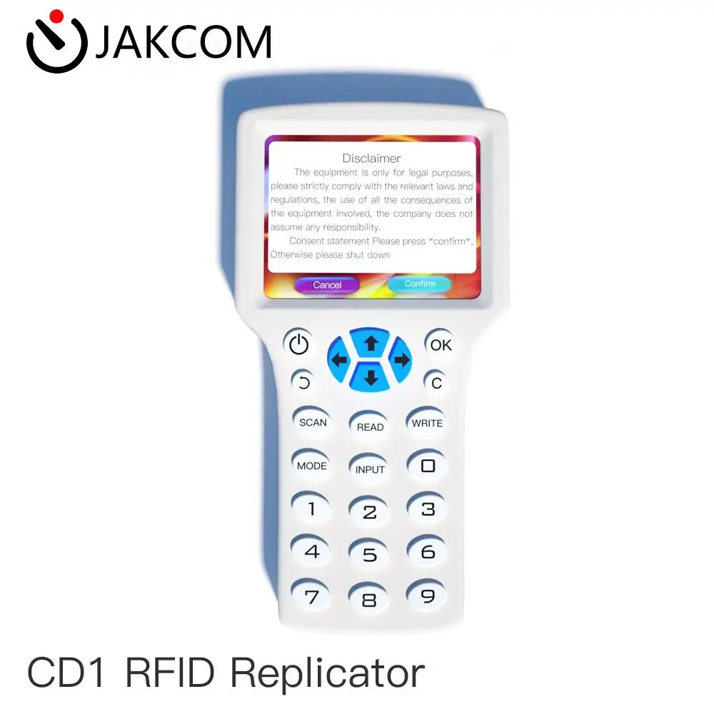 

JAKCOM CD1 RFID Replicator better than 125khz reader black card 14443a uid gsm tray rfid dual chip rewritable 125 khz