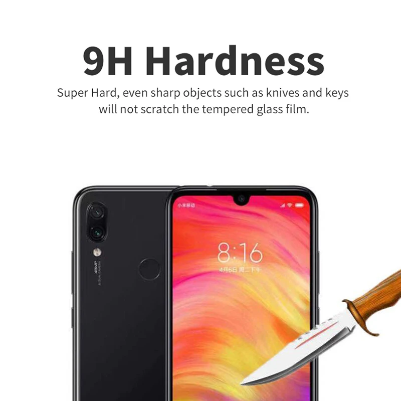 CHOETECH 9H закаленное стекло для Xiaomi Redmi Note 7 Защита экрана 5D полное покрытие Pro