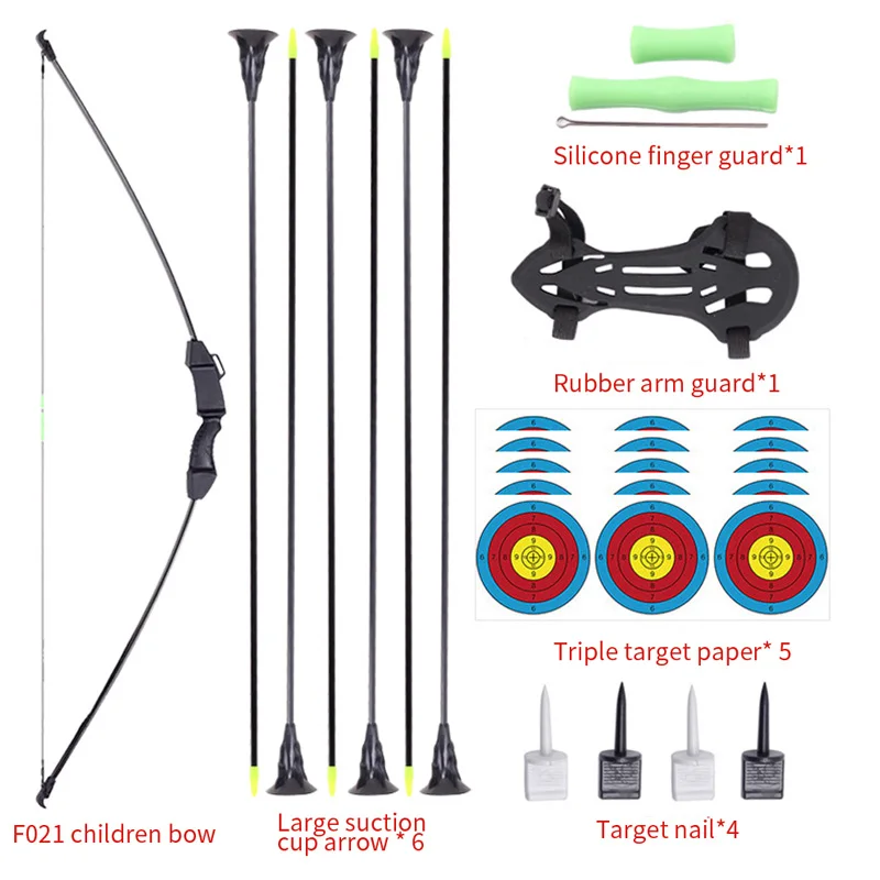 Лук и стрела для детской стрельбы на открытом воздухе 15 фунтов оригинальный лук с