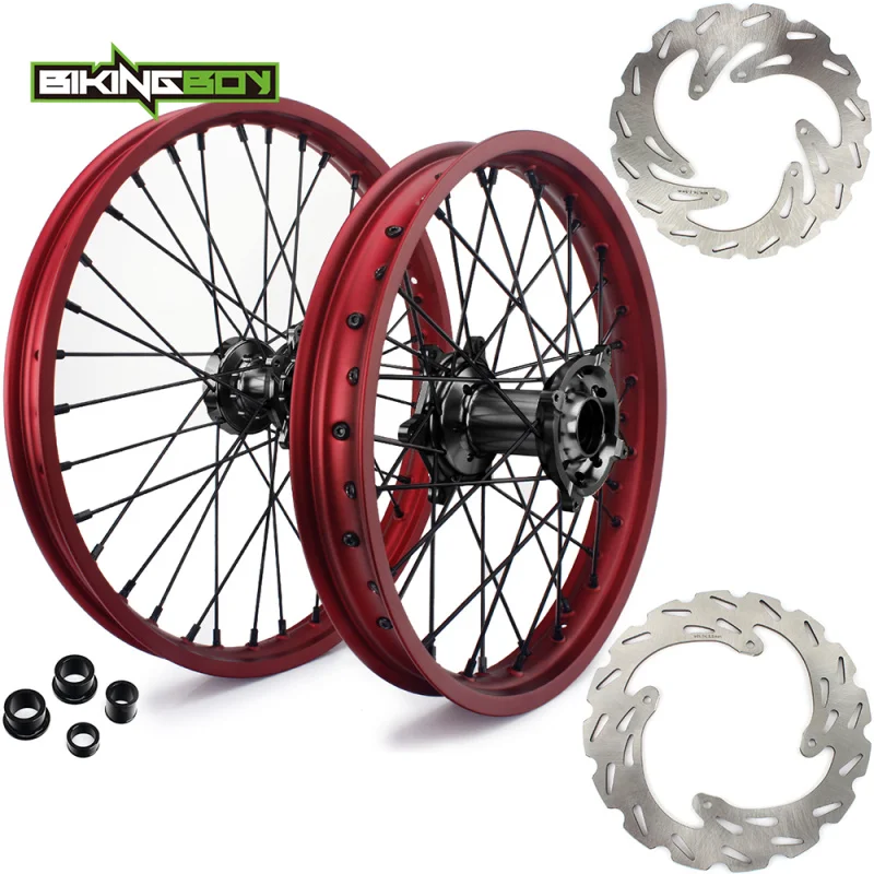 Тормозной диск BIKINGBOY 21 &quot19&quot / 18 &quotступицы для обода колеса роторы CRF 250 R 04 19 CRF250X