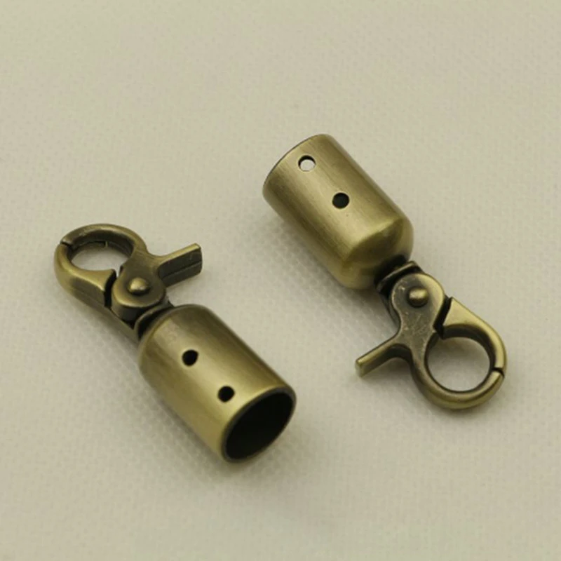 10 Pcs Bag Straps Connector Hanger Metal Buckles For Bag Cap Clasp Handbag Strap Stopper Cord Hooks Bag Hardware Accessories