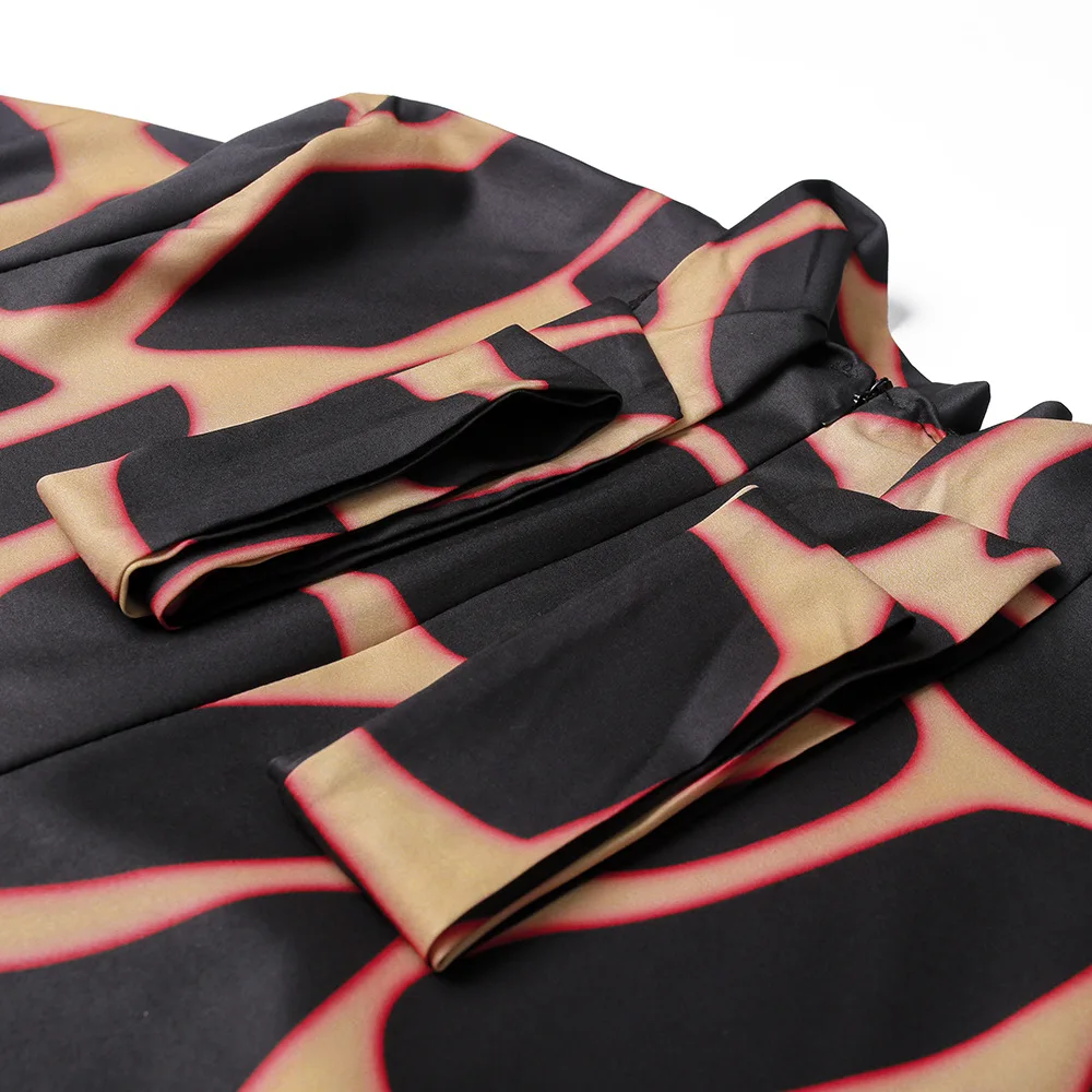 

Ramadan Muslim Abayas Leopard Printed Long Muslim Dress Women Modest OuterWear Clothing EID Robes With Belt F2985