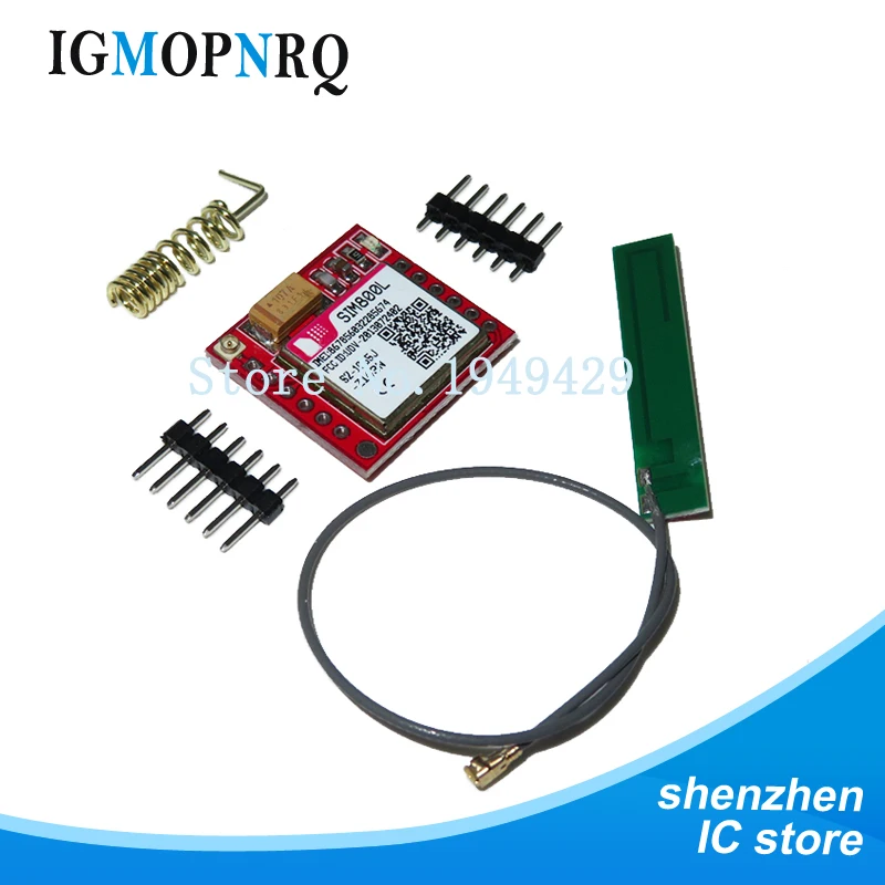 SIM800L GPRS GSM модуль Micro SIM карта ядро четырехдиапазонный TTL Серийный порт антенна PCB