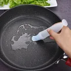 Бутылка для масла с кистью Портативный барбекю Кисть Силиконовая бутылка со щеткой для смазывания маслом с крышкой Пособия по кулинарии маслораспределительное устройство Кухня аксессуары для барбекю