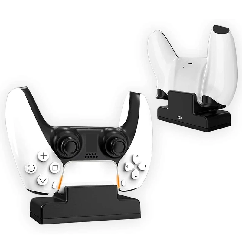 

For Sony PS5 Gamepad Console Single USB Charger Fast Charging Docking Station Stand&LED Indicator for ps5 accessories