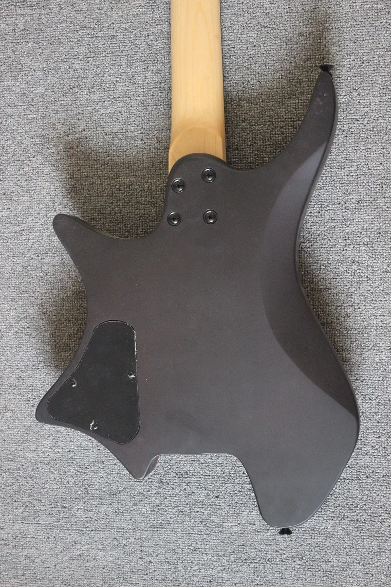 

Weifang Rebon 6 string Headless Electric Guitar with Flamed maple in Tea Sunburst Colour