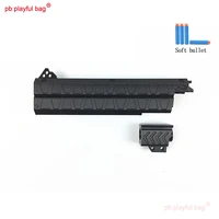 pb playful bag outdoor sports soft bullet gun harvester front tube 3d printing material transformation toy accessories og29