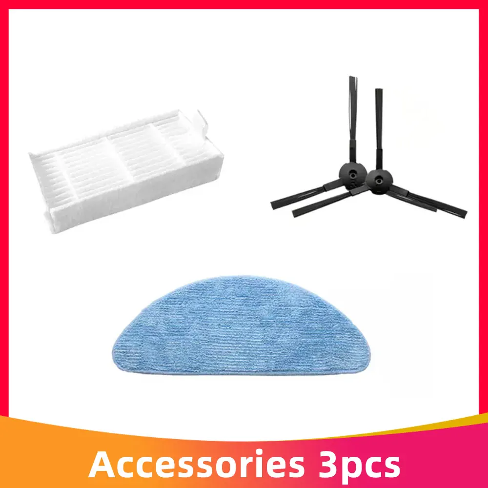 

Main Side Brush Primary HEPA Filter Mop Cloth for Chuwi iLife V5s Pro V3 V5 V5s V3s V50 X5 Robot Vacuum Cleaner Replacement