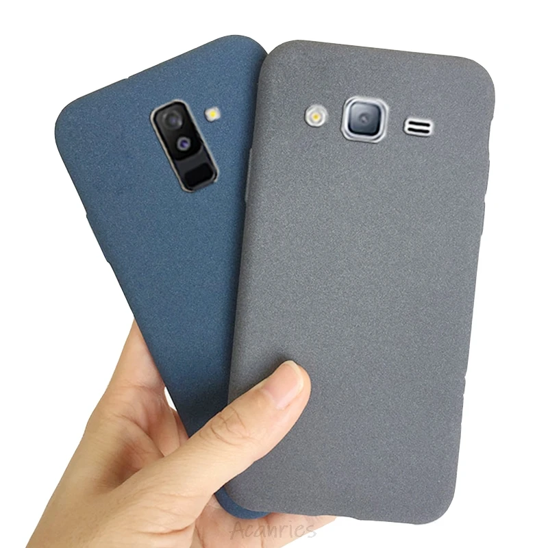 

matte case on for Samsung Galaxy j2 j3 j4 j5 j6 j7 pro plus prime core 2015 2016 2017 2018 anti fingerprint soft back cover capa