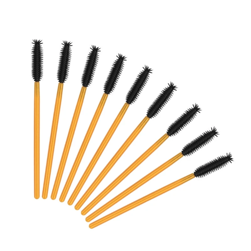 

50Pcs One-Off Mascara Makeup Brushes Disposable Eyelash Brow Brush Wands Applicator Cosmetic Tool Kits For Comb Lashes Apply