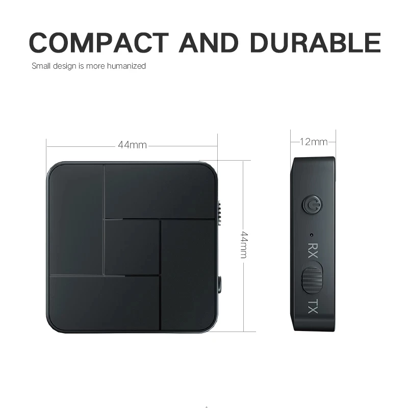 

Bluetooth 5.0 Audio Receiver Transmitter 3.5mm AUX Jack RCA USB Dongle Stereo Wireless Adapter With Mic For Car TV PC Headphone