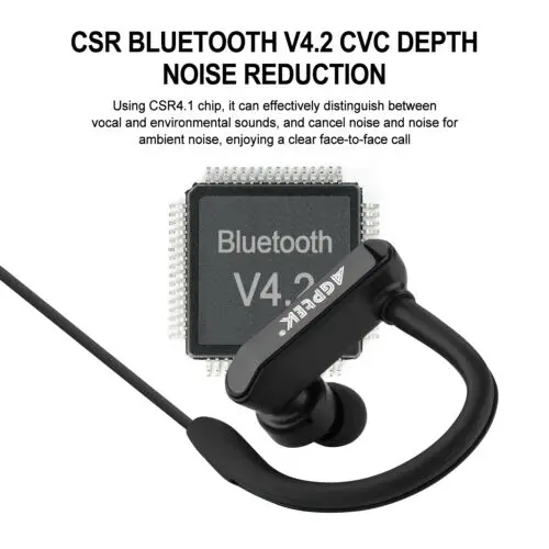 Водонепроницаемые Bluetooth-наушники Спортивные Беспроводные стереонаушники