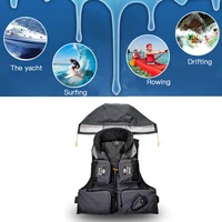 multi purpose sea fishing polyester adult water safety life jacket survival vest swim boating drifting
