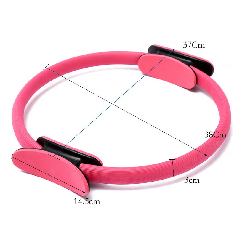 

Yoga Circle Dual Grip Yoga Pilates Ring Body Building Training Circle Fitness Circle Gym Workout Pilates Lose Weight Equipment
