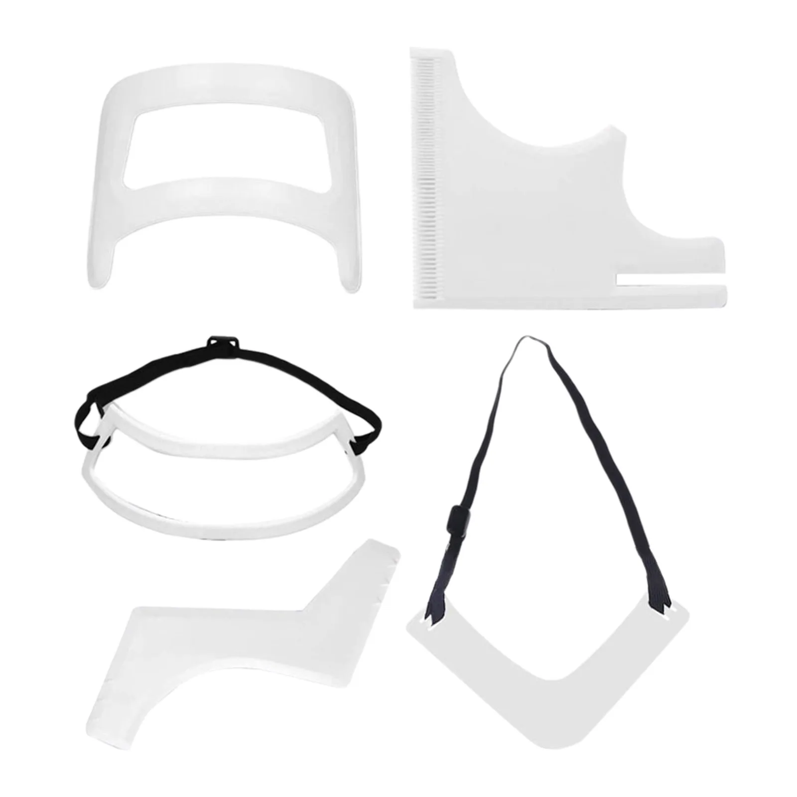 

5pcs Beard Shaping Tool Kit for Men Shaper Guide Tools Lineup Stencil Kit