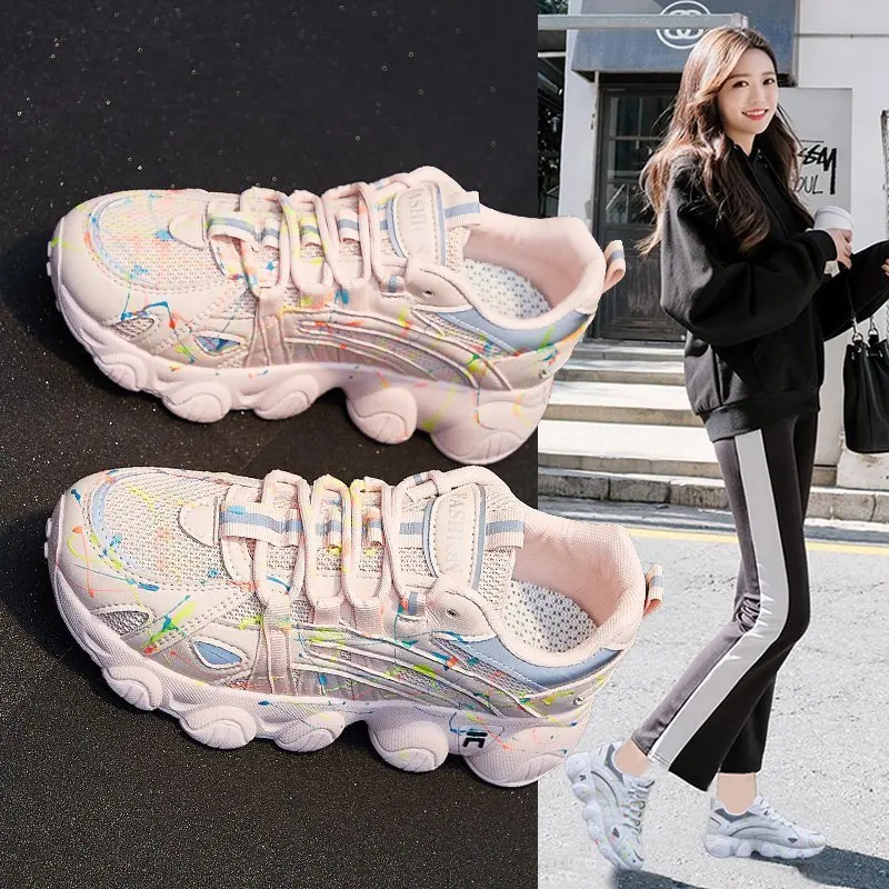 Luminous Shoes Women 2021 Autumn and Winter New Casual Sports Shoes Female Students Running Shoes Non-slip Sandals
