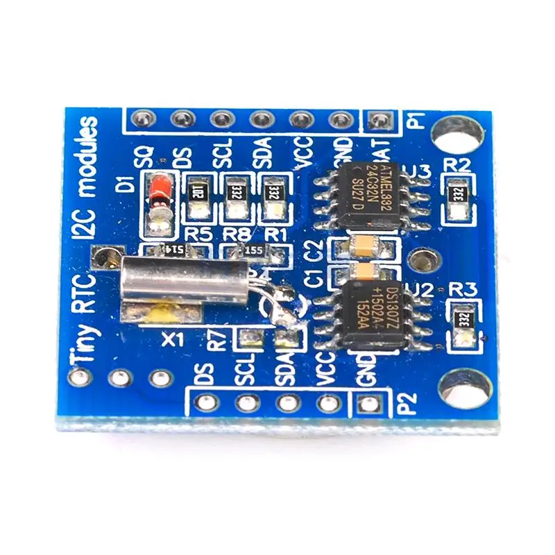 DS1307 часы 24C32 память с батареей/без батареи крошечный модуль RTC I2C | Электроника