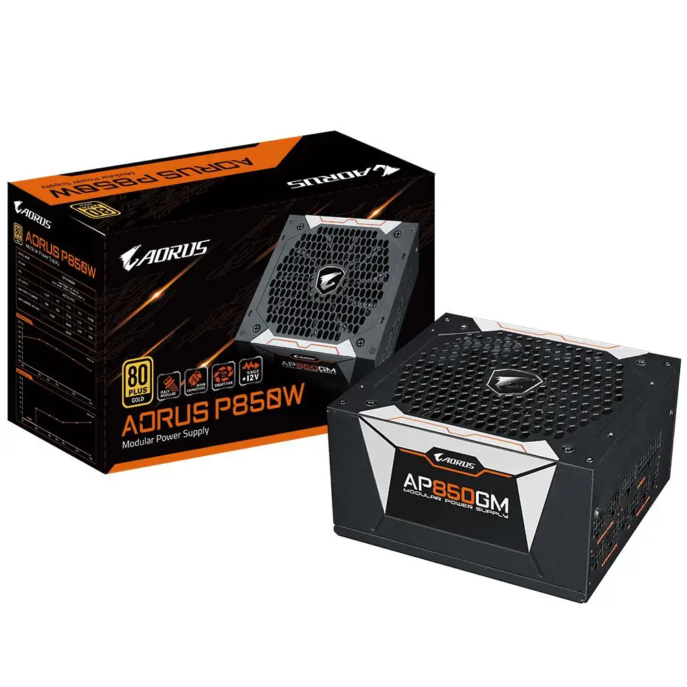 Блок питания ATX2.31 850W GP-AP850GM GIGABYTE AORUS P850W 80+ GOLD Modular | Компьютеры и офис
