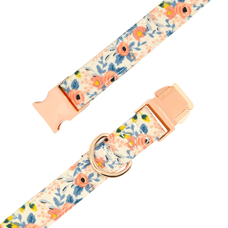 Именной нейлоновый ошейник для собак Регулируемая металлическая пряжка с