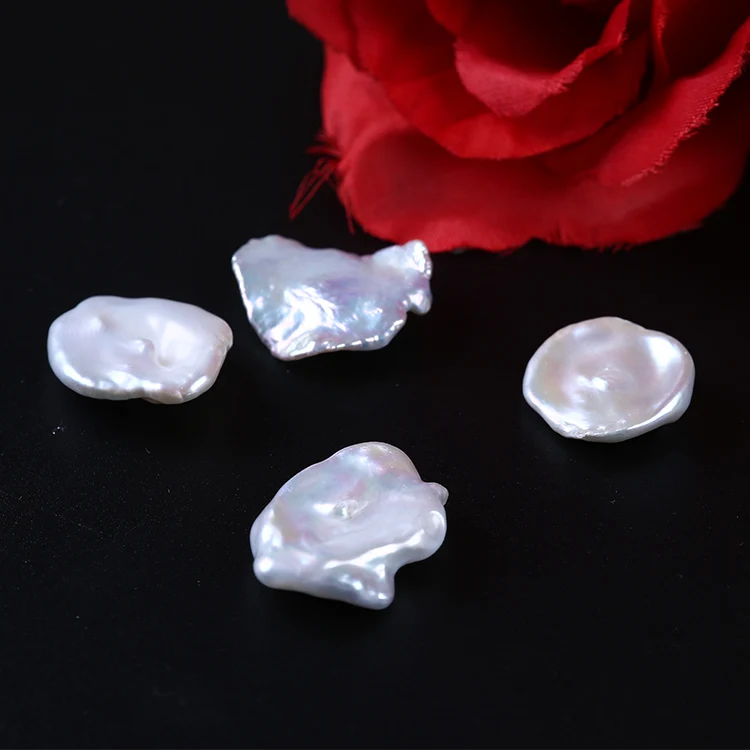 

15*32mm White Baroque Loose Freshwater Bulk Pearls