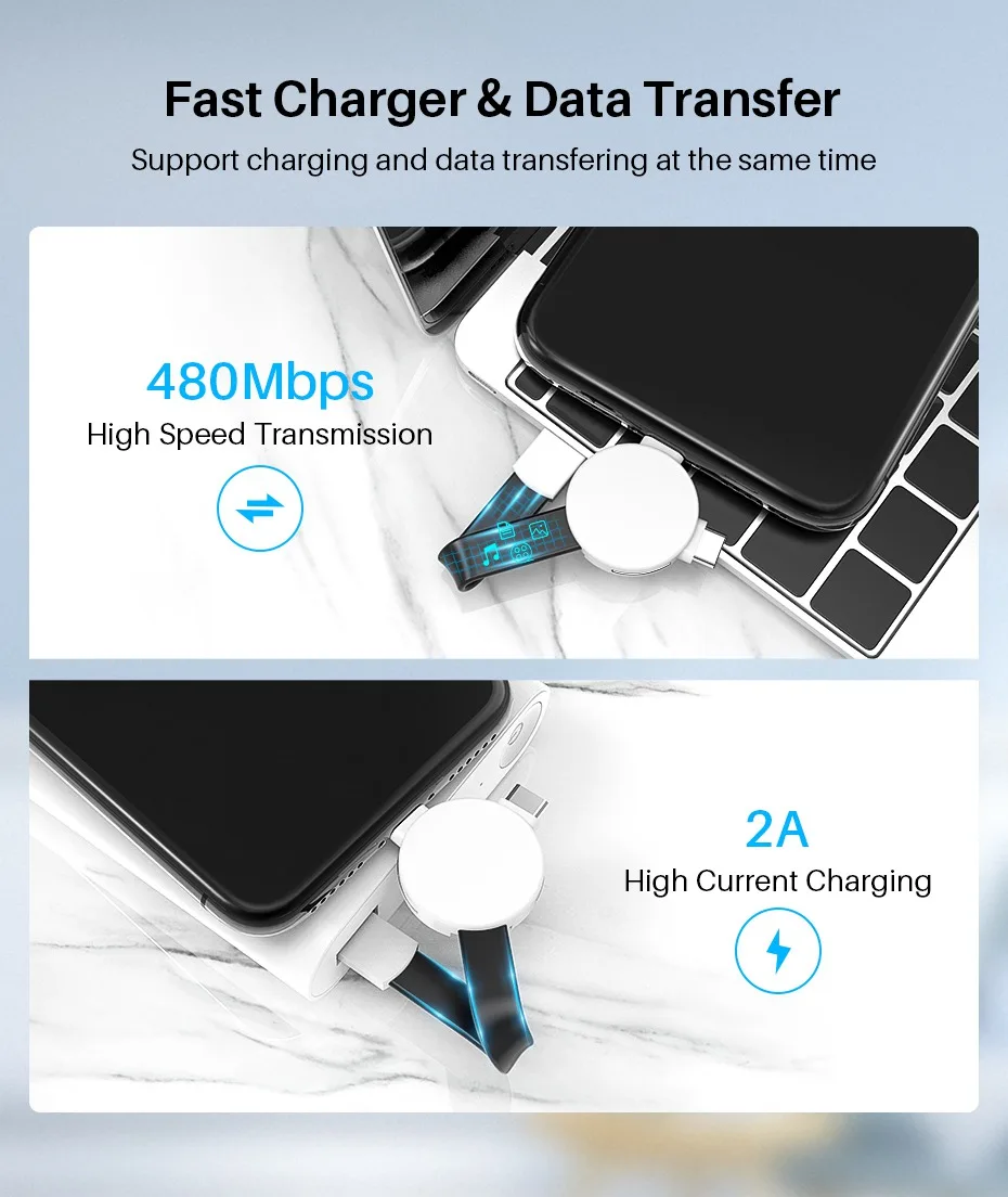 YBD Panda USB кабель для iPhone samsung Powerbank Micro usb type C кабель для huawei Xiaomi брелок аксессуар зарядный Шнур кабель