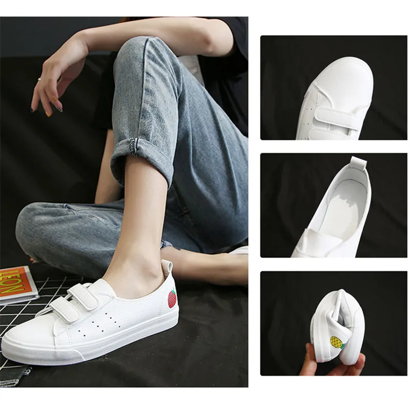 Сезон весна-лето дышащие кроссовки Повседневная Белая обувь на плоской подошве