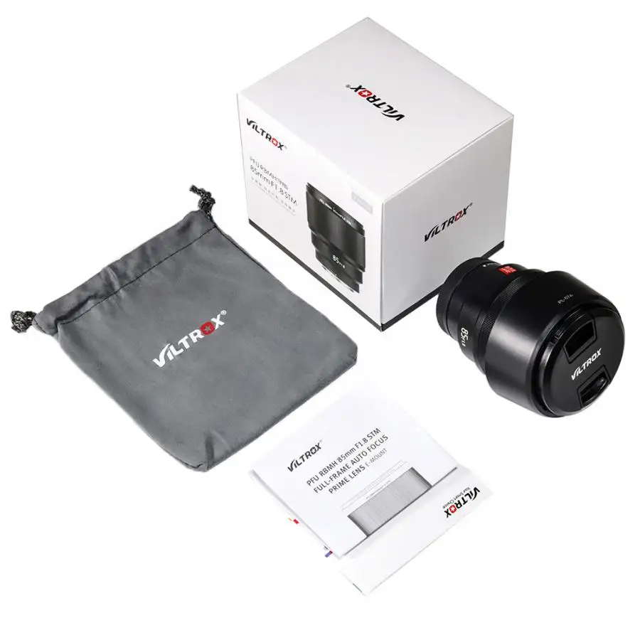 Объектив для камеры Viltrox 85 мм F1.8 STM E mount объектив с автофокусом EF полная Рамка Sony