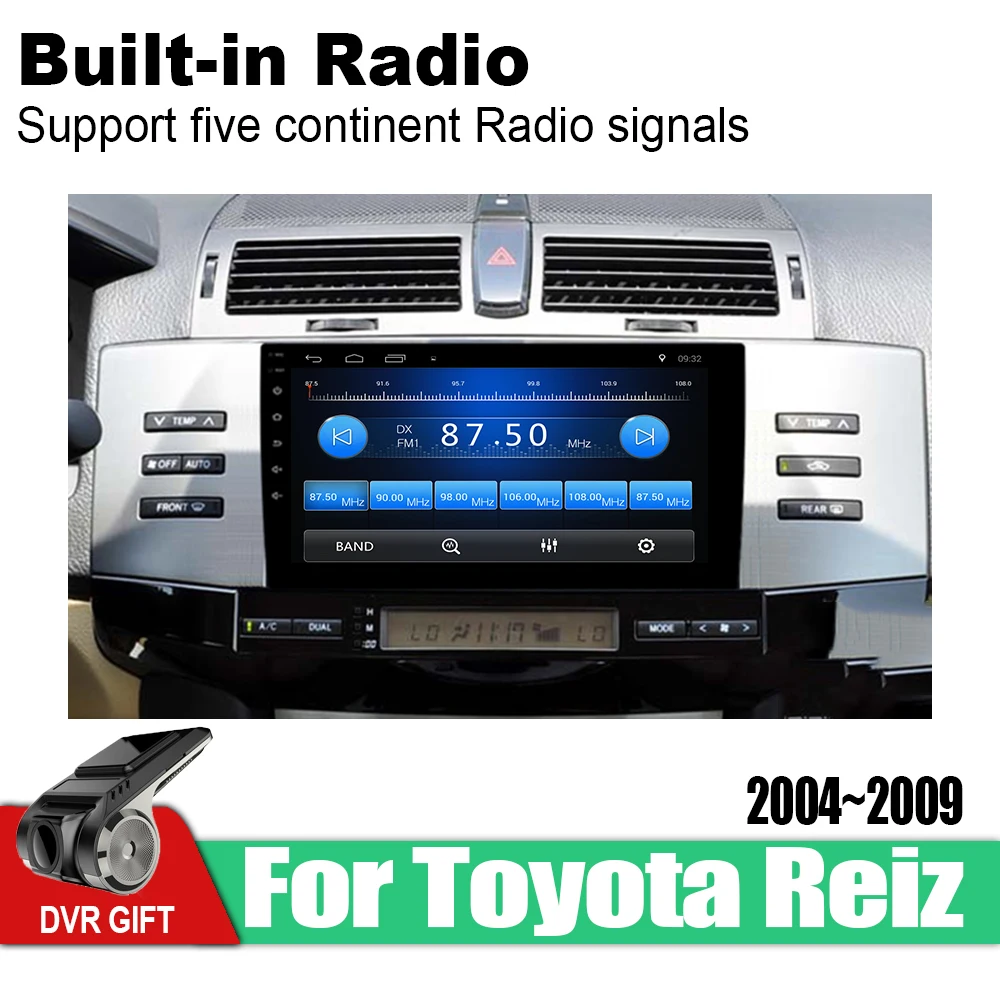 2din Android для Toyota Reiz 2004 2005 2006 2007 2008 2009 Автомобильная Автомагнитола GPS-навигация