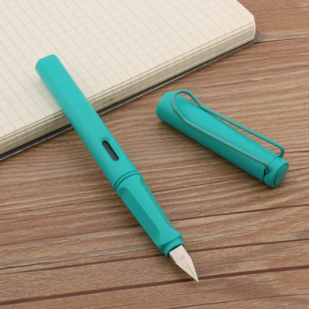 Коррекции осанки JINHAO 599 пластиковая перьевая ручка матовый зеленый серебристой