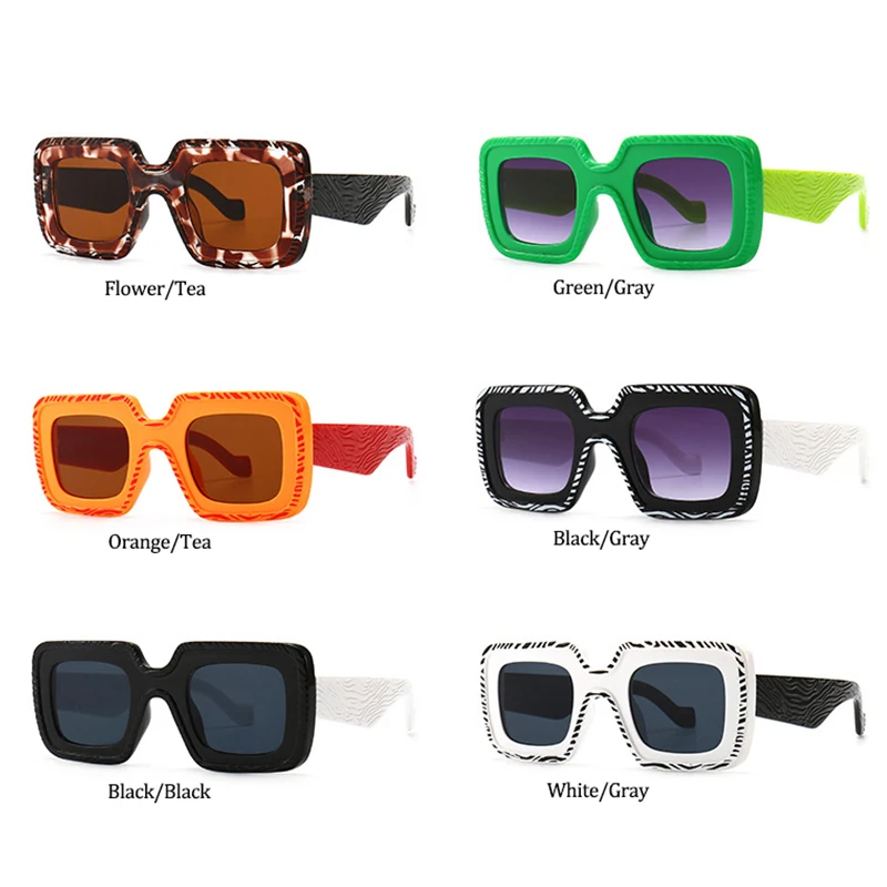 

Green Square Sunglasses Women Luxury Brand Oversized Shades Fashion Big Frame Vintage Sun Glasses For Female Eyewear UV400