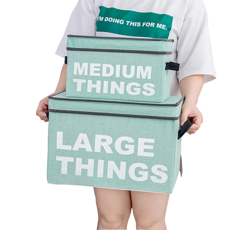 2020 новый кубик складной нетканый ящик для хранения бункеров корзина ткани