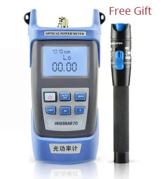 

4 sets/batch 1mW power FTTH optical fiber optical power meter cable tester + 1mW visual fault locator