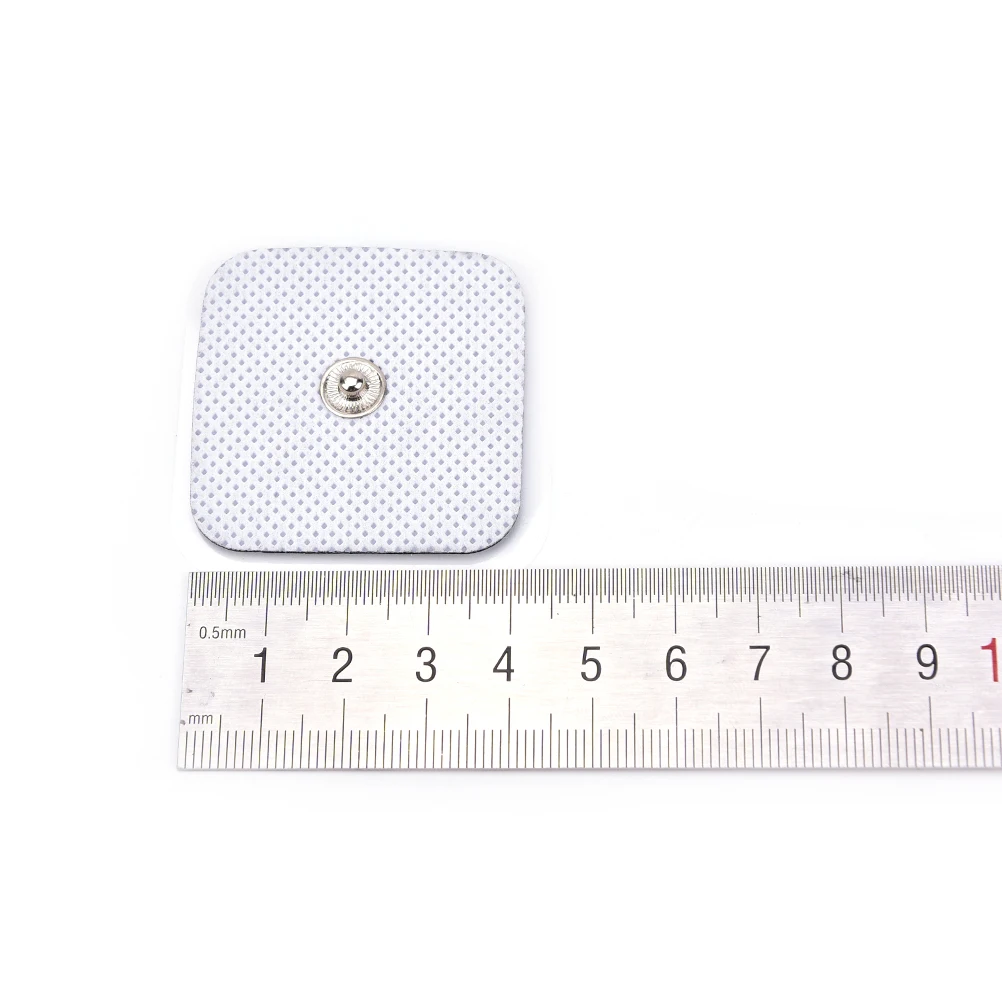 

10Pcs 4*4cm Electrode Pads For Tens Digital Therapy Machine Massager Nerve Stimulator Tens Electrodes
