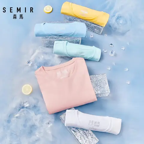 Semir Хлопковые футболки мужские летние