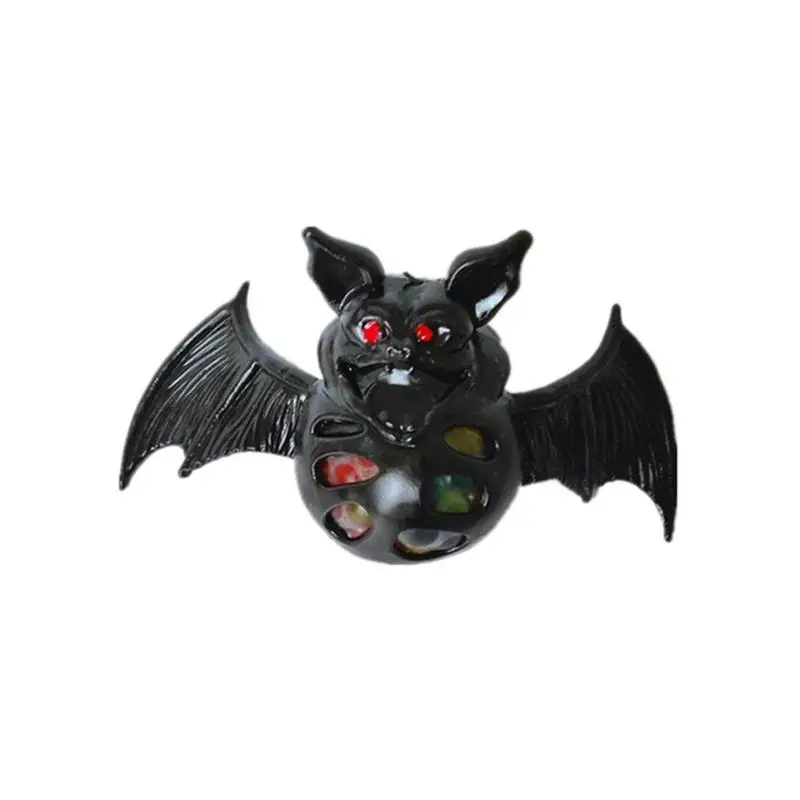 

Creativity Novelty Halloween Tricky Bat Vent Squeeze Toy Horror Cartoon Style Bat Toy For Children Kids
