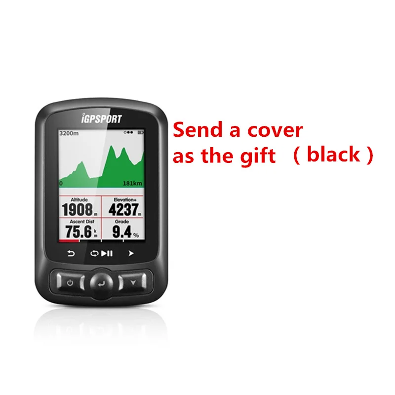 1 I gps порт IGS618 ANT+ gps компьютер Велосипед Bluetooth беспроводной секундомер водонепроницаемый датчик для мотоцикла Спидометр компьютер - Цвет: 1