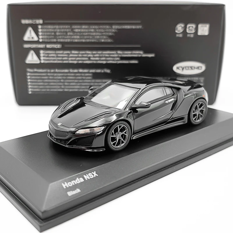 

Kyosho 1:64 Honda Acura NSX JDM 2019 черные гоночные автомобили имитация металлических литых под давлением моделей автомобилей детские игрушки