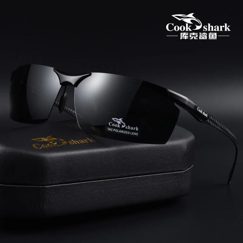 Мужские солнцезащитные очки для вождения Cook Shark поляризационные с изменением