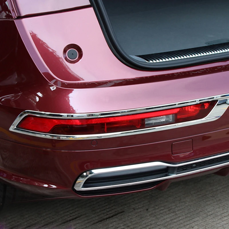 Декоративные наклейки на машину для Audi Q5 хром Яркие полоски задний