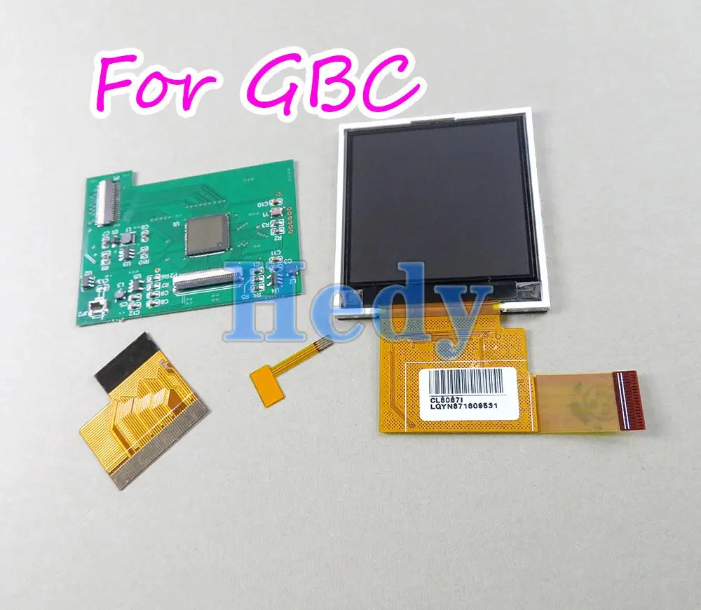 Комплект для модификации ЖК-экрана Nintendo GBC GBP NGPC с высокой подсветкой штепсельная