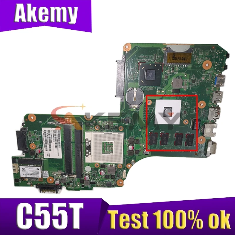 

AKEMY для TOSHIBA Satellite C55 C50-A 6050A2557301 N14M-GL-S-A2 DDR3L ноутбук материнская плата полный тест 100% работы