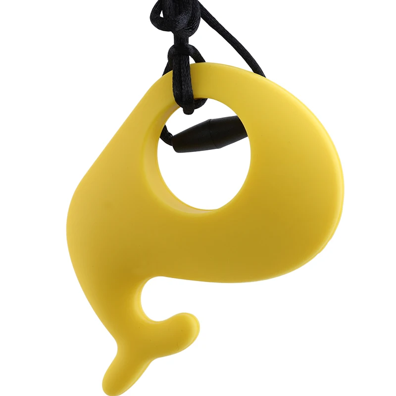 Teeth 10 PCS Baby Whale Silicone Teether Pendants BPA Food Grade Chew DIY Necklace Toys Animals | Мать и ребенок