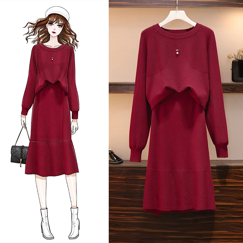 New Sweater Suit For Autumn And Winter
