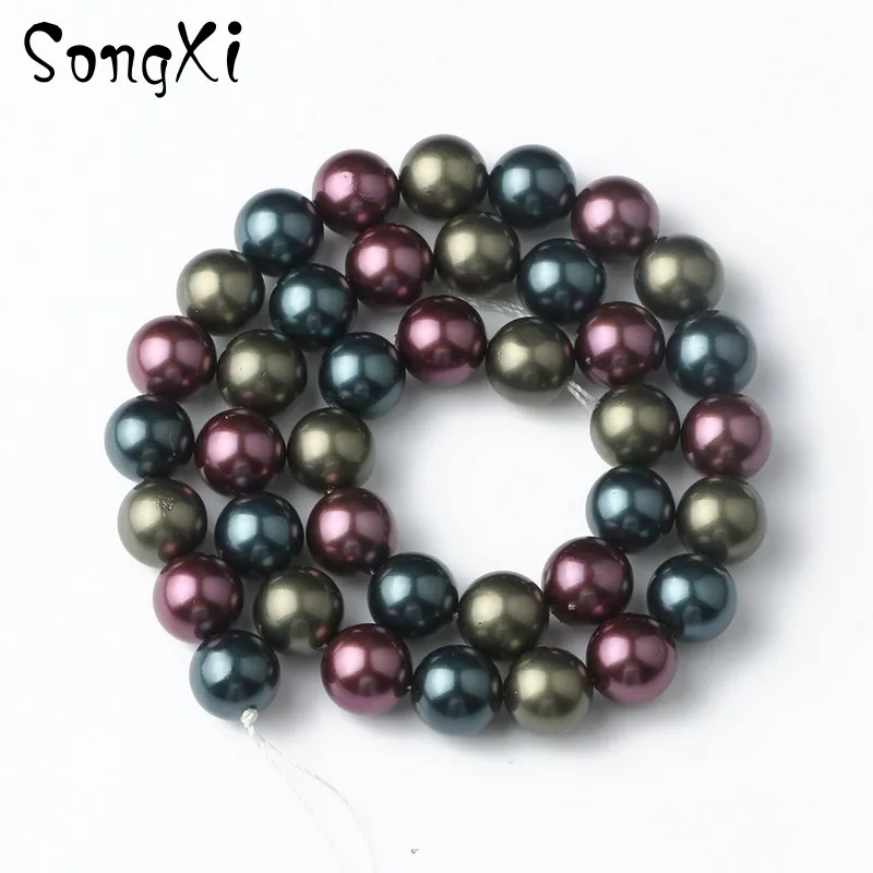 Круглые бусины-разделители для изготовления ювелирных изделий 4 8 10 12 мм |