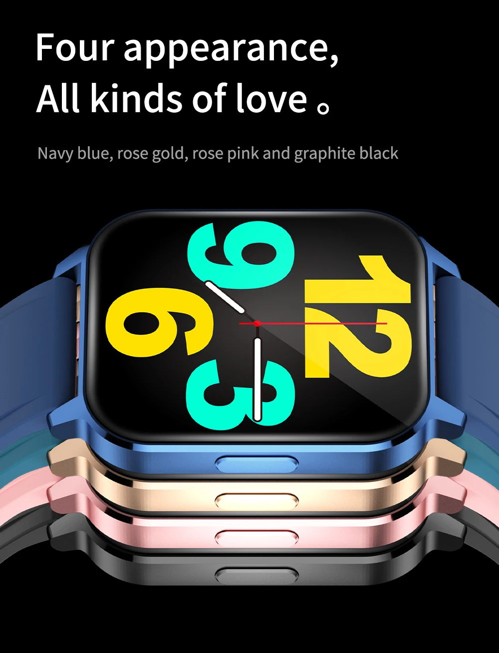 

2021 New Men/Women Smart Watches Waterproof 1.7 inch Full Touch Multi-Dial Ultra Thin Sports Health Tracker For Ios Android