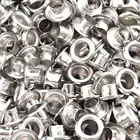 100 шт. металлические петли 5 мм, круглые петли для кожи, ремесло, ремонт, походная обувь, бирка для сумки, аксессуары для одежды, шляпы, палатки