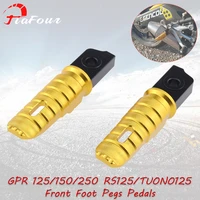 fit for gpr 125 gpr 150 gpr 250 apr 150 rs 125 tuono 125 front foot pegs pedals