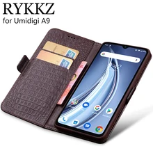 Luxury Genuine Leather Flip Case For Umidigi A7 A9 A7s A5 Pro S5 F1 Play F2 Power 3 Magnetic Wallet Back Cover Bag